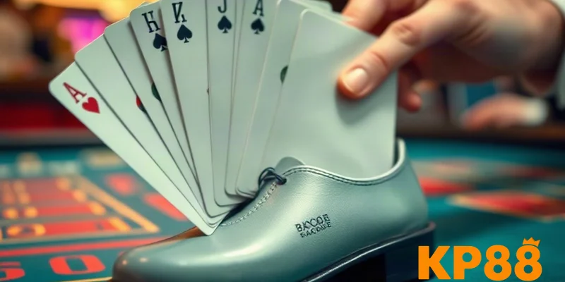 Dealer đang chia bài baccarat, các phương pháp soi cầu phổ biến