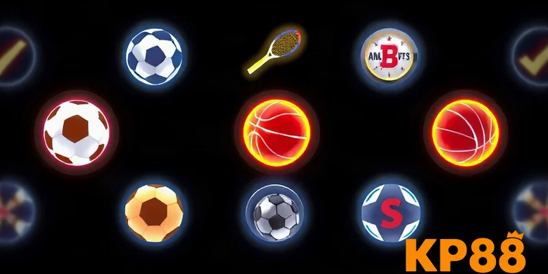 Sảnh thể thao KP88 với nhiều bộ môn như bóng đá, tennis, bóng rổ